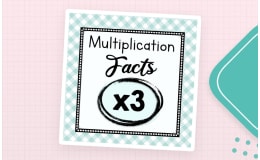 Multiply by Three Worksheets | Multiplication Facts | 3 Times Tables