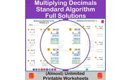Multiply Decimals using the Standard Algorithm