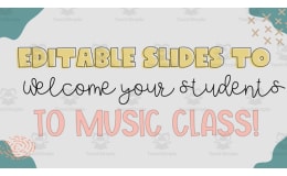 Music Class Welcome Slides