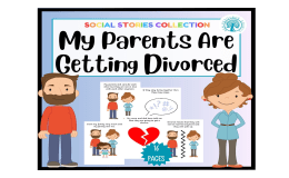 My Parents are Getting Divorced Social Story