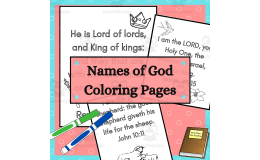 Names of God Coloring Pages