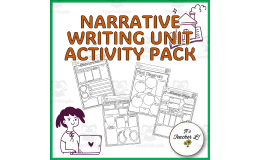 Narrative Text / Essay Writing Unit Graphic Organizers ELA Grade 6 7 8