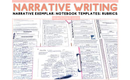 Narrative Writing Interactive Notebook: Exposition, Plot Elements