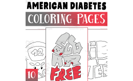Diabetes Awareness Month – Coloring Pages Set