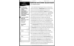 National + State Government Reading Packet