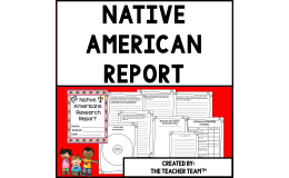 Native Americans | Native American Research Report