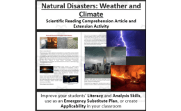 Natural Disasters: Weather and Climate Reading Article - Grade 8 and Up