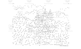 Neuschwanstein Castle Extreme Difficulty Dot-to-Dot PDF