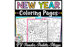 New Year Coloring Pages