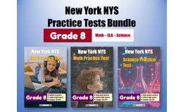 New York NYS Practice Tests Bundle for Grade 8