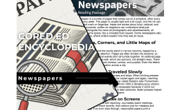 Newspapers Reading Comprehension Passage - Cored Ed Encyclopedia
