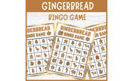 No Prep Gingerbread Bingo | Christmas Winter Holiday Classroom Party