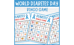 No Prep World Diabetes Day Bingo | Diabetes Awareness Games