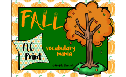 NO PRINT Fall Synonyms Antonyms & Word Associations