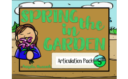 NO PRINT Spring Garden Articulation - S Edition for Distance Learning