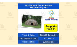 Northeast Native Americans | Reading Comprehension Deck | Interactive Lesson