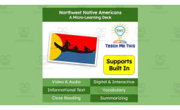 Northwest Native Americans | Reading Comprehension Deck | Interactive Lesson