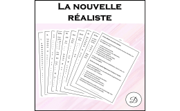 Nouvelle réaliste - caractéristiques et structure