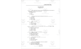 Novel Study Guide: Lord od the Flies