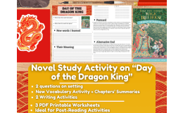 Novel Study Worksheets - Day of the Dragon King - Magic Tree House