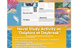 Novel Study Worksheets - "Dolphins at Daybreak" - Magic Tree House