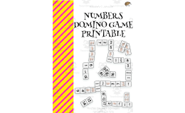 Number Dominoes Activity Printable