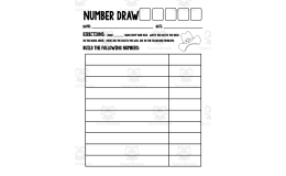 Number Draw Game