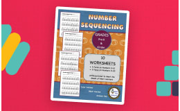 Number Sequencing Worksheets - Pumpkin Theme
