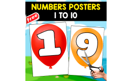 NUMBERS POSTERS | NUMBERS 1 TO 10