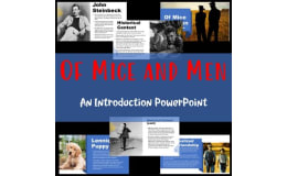 Of Mice and Men Introduction PowerPoint