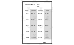 Operations Test 2