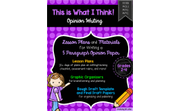 Opinion Writing Packet