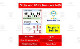 Order and Write Numbers 6-10 | Digital Math Lesson
