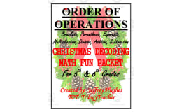 Order of Operations Christmas Math Packet