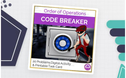 Order of Operations | Digital Escape Room Code Breaker