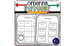 Ordering Integers