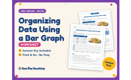 Organizing Data Using a Bar Graph Worksheet – 3rd Grade Graphing