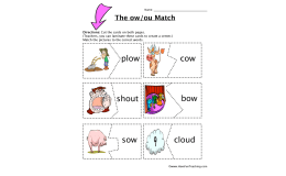 OU OW Matching Game Worksheet