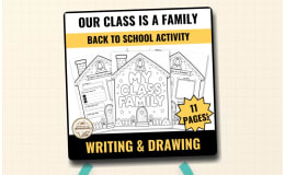 Our Class is a Family Drawing & Writing Activity | Class Community