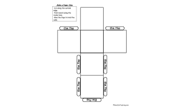 Paper Cube Template – 3D Foldable Craft Activity