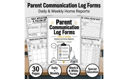 Parent Communication Log Forms