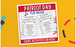 Patriot day flipbook September 11th 9/11 Prompt Writing & DIY Craft