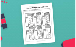 Patterns in Multiplication and Division Worksheet
