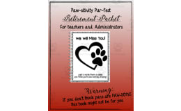 Paw Print Retirement Book