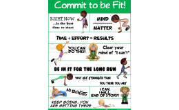 PE Poster Visuals: Commit to be Fit