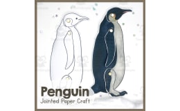 Penguin Jointed Animal Craft | Articulated Animal Art Project