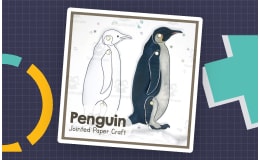 Penguin Jointed Animal Craft | Articulated Animal Art Project