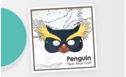 Penguin Paper Mask – Animal Craft Project