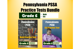 Pennsylvania (PSSA) Practice Tests Bundle for Grade 6