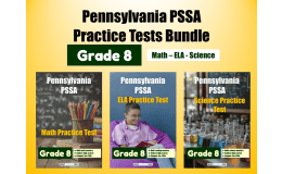 Pennsylvania (PSSA) Practice Tests Bundle for Grade 8